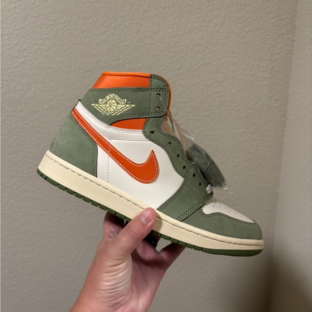 Jordan retro 1 green orange - Picture 1 of 7